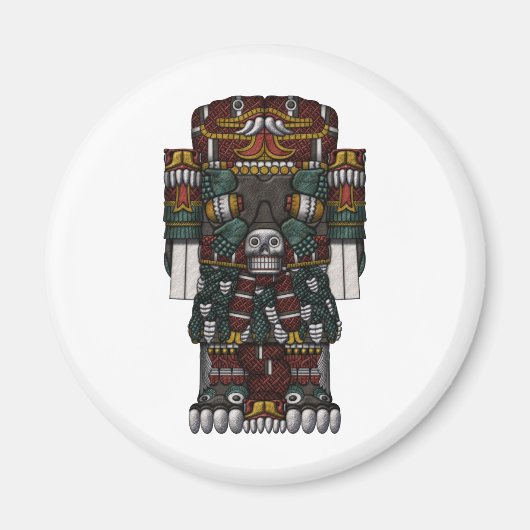 Coatlicue koelkastmagneet magneet (Voorkant)