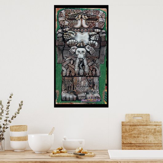 coatlicum, aardgodin poster (Keuken)