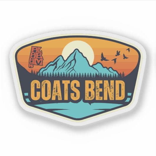 Coats Bend, Alabama Sticker (Voorkant)