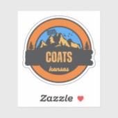 Coats, Kansas Sticker (Vel)