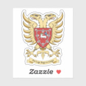 Coats of arms of the city of Perth, Scotland Sticker (Vel)