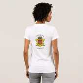 Coats of Chernivtsi City, Oekraïne T-shirt (Achterkant volledig)