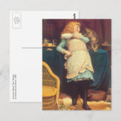 Coaxing Beter dan Teasing Charles Burton Barber Briefkaart (Voorkant / Achterkant)