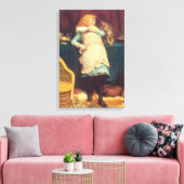 Coaxing Beter dan Teasing Charles Burton Barber Canvas Afdruk (Insitu (Woonkamer))