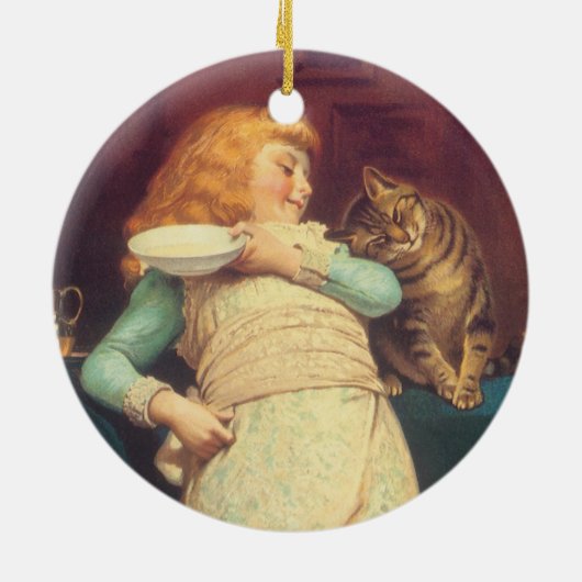 Coaxing Beter dan Teasing Charles Burton Barber Keramisch Ornament (Achterkant)
