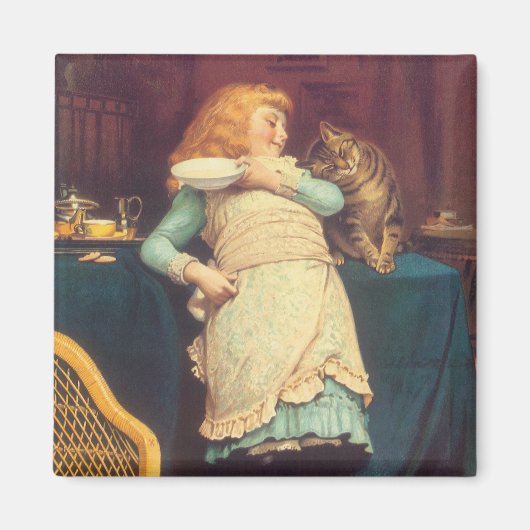 Coaxing Beter dan Teasing Charles Burton Barber Magneet (Voorkant)