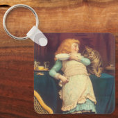 Coaxing Beter dan Teasing Charles Burton Barber Sleutelhanger (Voorkant)