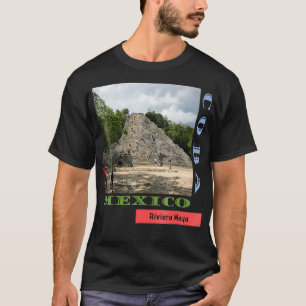 Coba Mexico Mayan Ruins Travel Souvenirs Photograp T-shirt