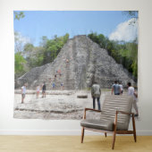 Coba Piramide Mayan Ruïnes Riviera Maya Mexico Wandkleed (In Situ (horizontaal))