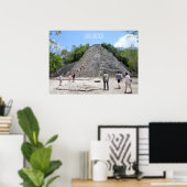 Coba Piramide Ruïnes Riviera Maya Mexico Poster (Thuiskantoor)