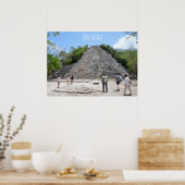 Coba Piramide Ruïnes Riviera Maya Mexico Poster (Keuken)