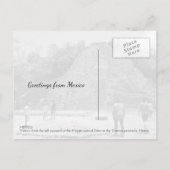 Coba Pyramid Mayan Ruins Yucatan Peninsula Mexico Briefkaart (Achterkant)