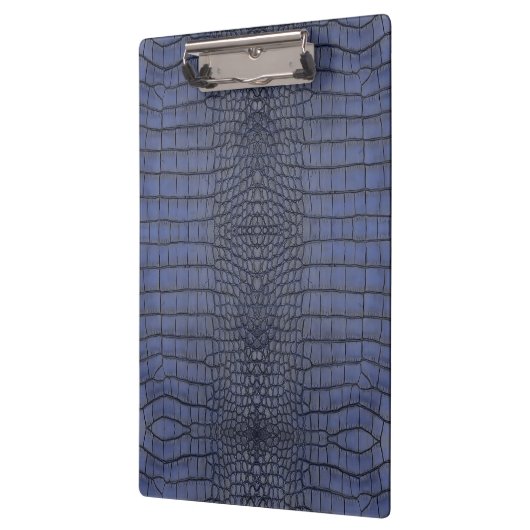 Cobalt Alligator Textuurprint Klembord (Links)