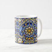 Cobalt Arcway Azulejo Mok (Voorkant rechts)