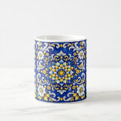 Cobalt Bloom Azulejo Mok (Center)