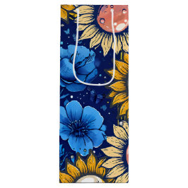 Cobalt Bloom Wijn Cadeautas