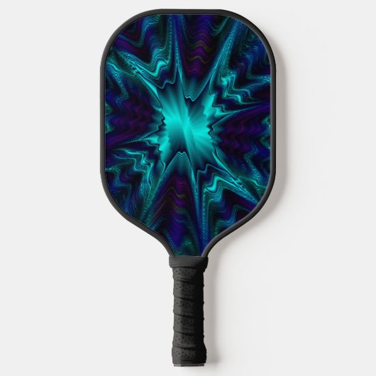 Cobalt Blue Designe Pickleball Paddle (Voorkant)