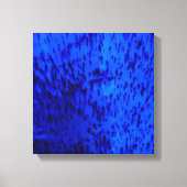 Cobalt Blue Earthenware Canvas Afdruk (Voorkant)
