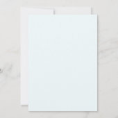Cobalt Blue Ethereal Meadow Wedding Kaart (Achterkant)