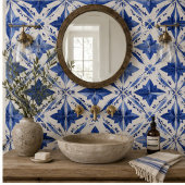 Cobalt Breeze Hand-Painted Blue Mediterranean Tegeltje