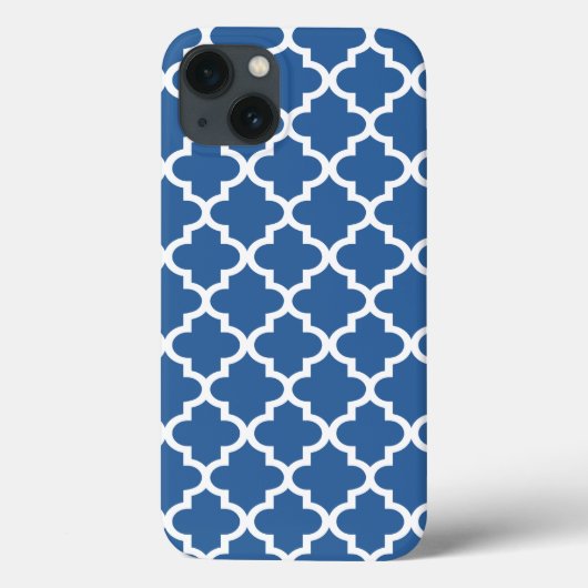 Cobalt Bright Blue Moroccan Tegel Trellis Case-Mate iPhone Case (Achterkant)