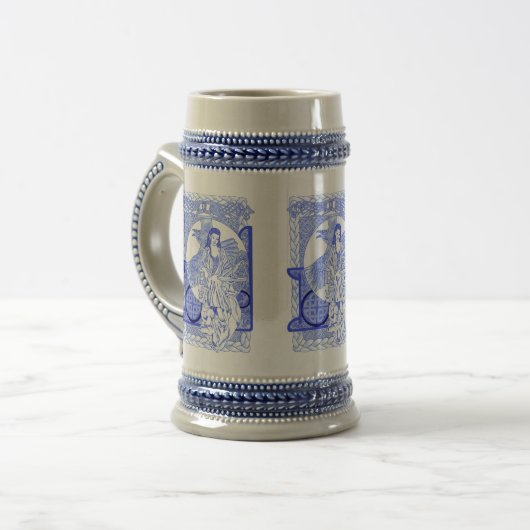 Cobalt Corbie Queen Bierpul (Voorkant links)