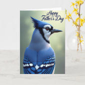 Cobalt Crest Vaderdagkaart Kaart (Gele Bloem)