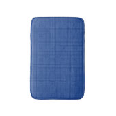 Cobalt en Azure Blue Maze Striped Pattern Badmat (Voorkant Verticaal)