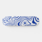 Cobalt Hyper Blau Psychedelische Golven Persoonlijk Skateboard (Horizontaal)