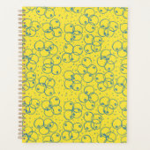 Cobalt Krabbel Ringen – modern patroon Planner (Voorkant)