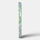 Cobalt Moon Waterverf Mermaid Art Illustratie Case-Mate iPhone Case (Achterkant / Links)