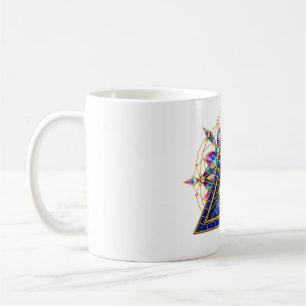 Cobalt Mozaïek Oog Koffiemok