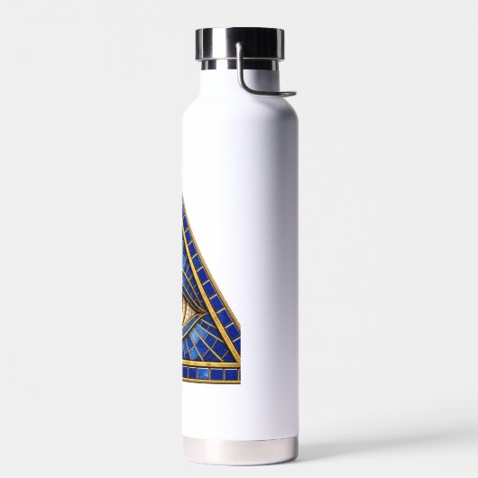 Cobalt Mozaïek Oog Waterfles (Links)