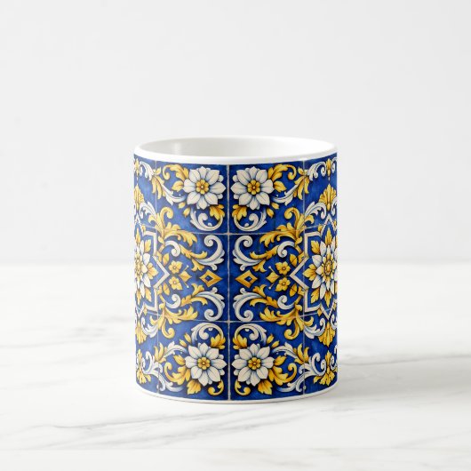 Cobalt Scroll Azulejo Mok (Center)