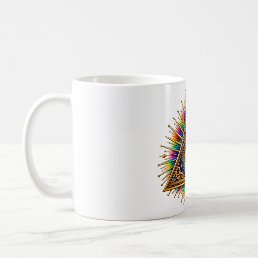 Cobalt Sun Eye Koffiemok (Links)