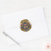 Cobalt Sun Eye Sticker (Envelop)