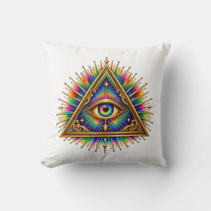 Cobalt Zonneoog Kussen