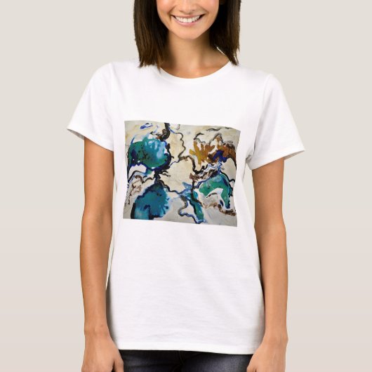CobaltMoonDesign - Kunstt t-shirt Blue Lagoon (Voorkant)