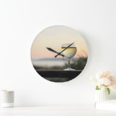 CobaltMoonDesignClocks, wijntijd, ronde wandklok (Huis)