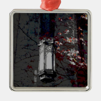 Cobb Hall Lamp met maroon Ivy Metalen Ornament