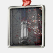 Cobb Hall Lamp met maroon Ivy Metalen Ornament (Links)