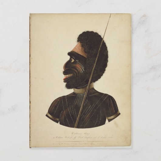 Cobbawn Wogi, plaatsvervangend hoofd van de Stephe Briefkaart (Voorkant)