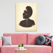 Cobbawn Wogi, plaatsvervangend hoofd van de Stephe Canvas Afdruk (Insitu (Woonkamer))