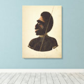 Cobbawn Wogi, plaatsvervangend hoofd van de Stephe Canvas Afdruk (Insitu (Houten vloer))