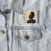 Cobbawn Wogi, plaatsvervangend hoofd van de Stephe Vierkante Button 5,1 Cm (In situ)