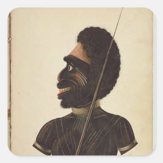 Cobbawn Wogi, plaatsvervangend hoofd van de Stephe Vierkante Sticker (Voorkant)