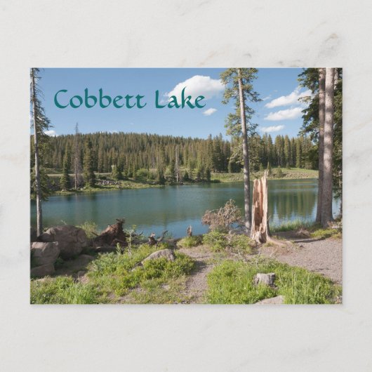Cobbett Lake Briefkaart (Voorkant)