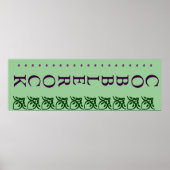 COBBLEROCK SIGN POSTER (Voorkant)