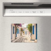 Cobblestone straat in Paros Griekenland Eiland Rei Magneet (Insitu (Vaatwasser))