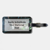 Cobblestone Street Beacon Hill Boston Abstract Bagagelabel (Achterkant horizontaal)